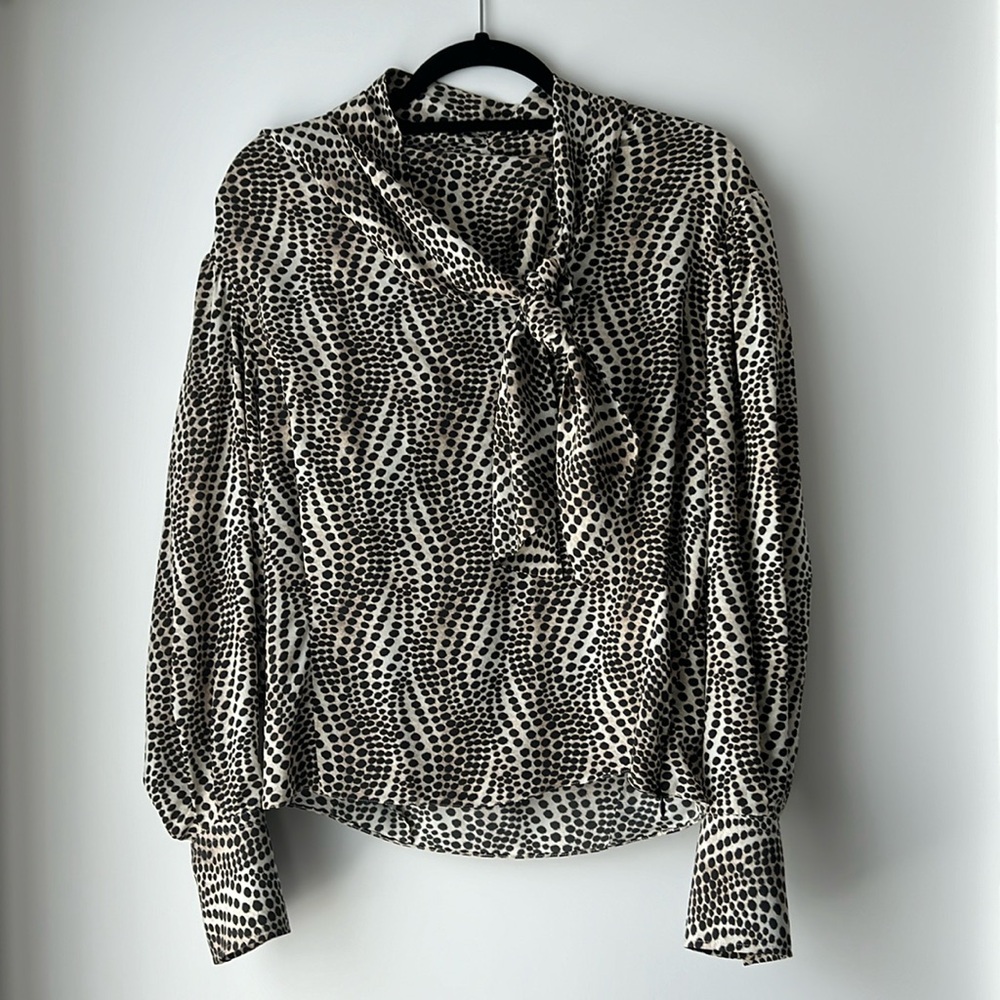 Isabel Marant animal print silk shirt size 36